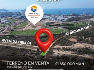 Terreno en Venta El Delfin Marina Mazatlán