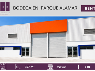 BODEGA EN RENTA EN PARQUE INDUSTRIAL MURUA | 357 M2 | RAMPA DESCARGA