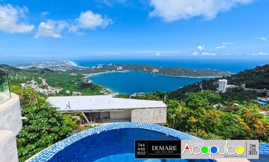 Casa en venta, 7 recámaras, hermosa vista, La Cima, Acapulco