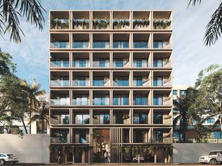 Apartamento tipo Suite con plush pool  en Colonia Hollywood, Centro Playa del Carmen