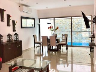 CASA EN RENTA AMUEBLADA EN ARBOLADA, DE 4 RECAMARAS $25,500