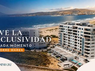Departamento en renta frente al mar con terraza privada | Unidad 202 Torre Marea