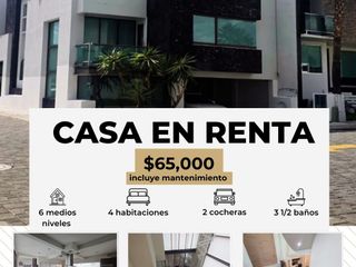 CASA AMUEBLADA EN RENTA EN ZONA PLATEADA PACHUCA DE SOTO HIDALGO