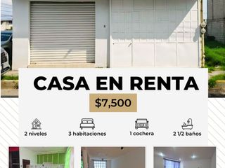 CASA EN RENTA FRACCIONAMIENTO LA PROVIDENCIA MINERAL DE LA REFORMA HIDALGO