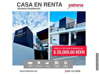 Casa en renta en residencial | Ciudad Juárez