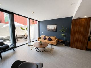 Departamento Townhouse de 168 m² con terraza y balcón en venta en Escandón