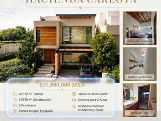 Casa en hacienda Carlota | Exclusividad, lujo y diseño contemporáneo