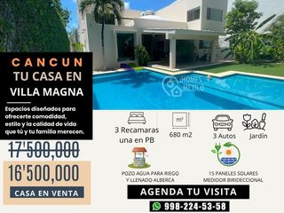 Casa en Venta Villa Magna Cancun 3 Recamaras