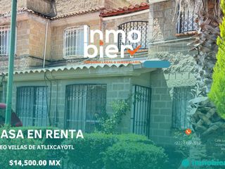 CASA EN RENTA EN GEOVILLAS ATLIXCAYOTL