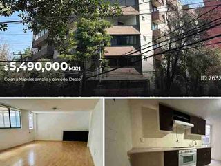 DEPARTAMENTO EN VENTA NÁPOLES