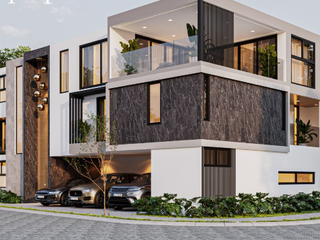 Casa de lujo en venta en Lomas de Angelópolis Puebla con 605 m², gimnasio y bar