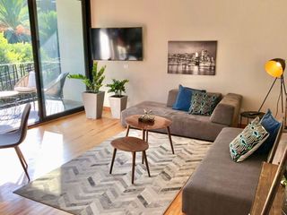 Penthouse amueblado, con roof garden, en venta, Condesa, Cdmx
