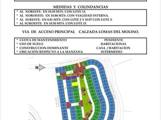 Vistas del molino terreno en venta