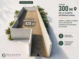 TERRENO EN VENTA DE 420 M² – ZONA ESTRATÉGICA A UNOS METROS DE LA GARITA