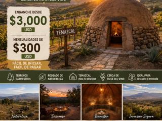 TERRENOS RUSTICOS-CAMPESTRES CERCA RUTA DEL VINO