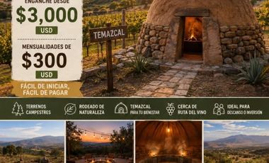 TERRENOS RUSTICOS-CAMPESTRES CERCA RUTA DEL VINO