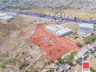 Terreno en Venta Comercial, Industrial y Vertical H-8, Zona de Alta Plusvalía Blvd. La Luz