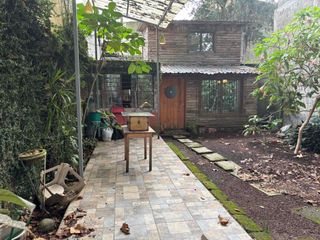 casa cabaña, frente a rio Pixquiac