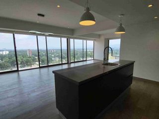 Depto nuevo en piso 12 son 119 m2 y 24 m2 de balcón con vista panorámica, 3 R, 2 WC, 2E con sauna, spa, jacuzzi, gym, ludoteca, asadores, salón, etc frente a Av. Insurgentes Sur, metrobus Olivos.
