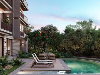 Departamento con terraza y alberca en venta, Zona Country