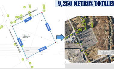 VENDO TERRENO COL. ARROYO HONDO 9,250 M2 PRECIO X M2 $1,500.00 X M2 LIBRE DE GRAVAMEN