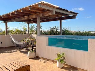 Espectacular penthouse con 4 habitaciones, alberca y terraza privada, en venta