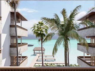 Departamento - Apartamento beachfront 2 habitaciones en venta en Mahahual