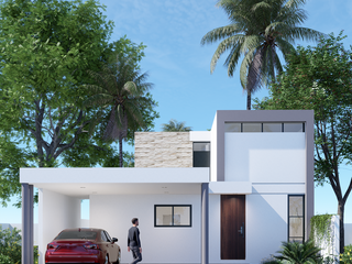 casa en venta en merida yucatan conkal , privada residencial
