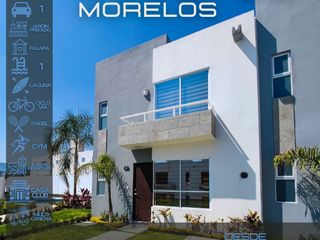 Casa en venta en Morelos con 3 recamaras 3 baños con alberca en privada Cocoyoc