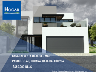 ¡Casa en Venta en Parque Real, Fraccionamiento Real del Mar!