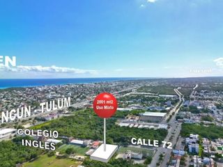 Terreno En Venta Media Cuadra Carretera Cancún-Tulum En Playa Del Carmen, Quintana Roo