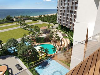 Condominio con vista al mar, club de playa, en venta Chicxulub Puerto, Merida