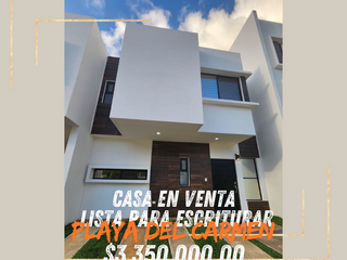 Moderna casa residencial de 3 recámaras en venta en zona de centro maya