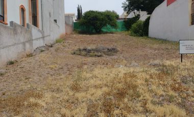 OPORTUNIDAD DE TERRENO EN VENTA EN  FRAC. LOMAS DE BERNARDEZ (CLUB DE GOLF), GUADALUPE. ZACATECAS