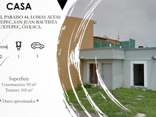 Casa En Venta En Lomas Altas de Tuxtepec San Juan Bautista Tuxtepec Oaxaca