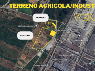 Terreno agricola/industrial cerca de Lázaro Cárdenas y del Recinto Portuario