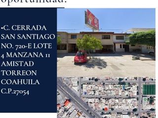 CASA EN REMATE COL AMISTAD TORREON COAHUILA