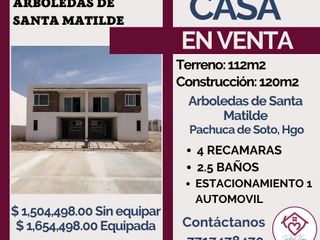 🔴EN-VENTA🔴 💎🏡Excelente Casa en Arboledas de Santa Matilde, Pachuca de Soto, Hgo.💎💎🏡🏡