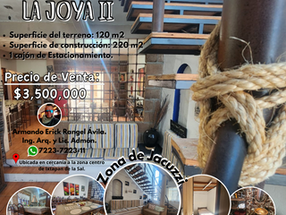 VENTA CASA LA JOYA II súper céntrica en Ixtapan de la Sal EDOMEX con todos los servicios acceso y candidata a crédito de cualquier tipo