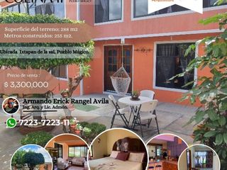 Casa COLINA II amueblada, de gran tamaño, muy cerca del pueblo bonitas vistas y conetada con la naturaleza en Ixtapan de la Sal EDOMEX