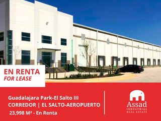 Nave Industrial en Renta El Salto - Aeropuerto de 23,998 m²
