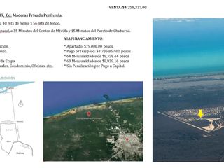 Terreno Comercial de 2,241m2, Cd. Maderas Península, Mérida Yucatán