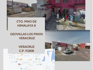 CASA EN VENTA DE RECUPERACIÓN BANCARIA EN: GEO VILLAS LOS PINOS VERACRUZ/MCRC
