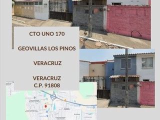 EXELENTE OPORTUNDAD DE INVERCIÓN CASA CON SSENTENCIA EN GEOVILLAS LOS PINOS VERACRUZ/MCRC