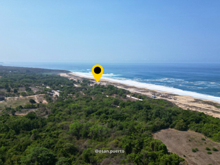 Excelente terreno en venta a 80 metros de la playa en Puerto Escondido, Oaxaca