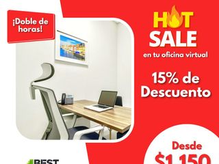 ¡Renta oficina todo incluido en León, Guanajuato. y aprovecha 30% de descuento!