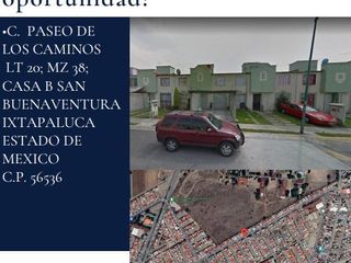 Casa En Venta En San Buenaventura Ixtapaluca Estado de México