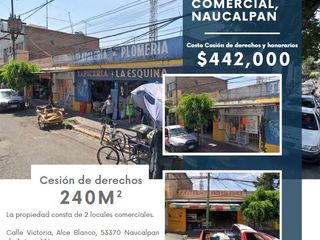 2 LOCALES EN VENTA EN VICTORIA, NAUCALPAN DE JUÁREZ, EDOMEX
