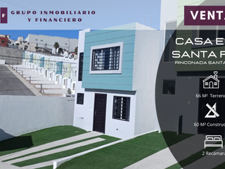 CASA EN VENTA EN LA RINCONADA SANTA FE | PRIVADA | 2 REC