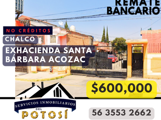 EX HACIENDA DE SANTA BÁRBARA, CHALCO $600,000